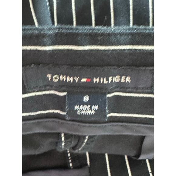 Tommy Hilfiger navy blue white stripes pants size 8 - Picture 3 of 11
